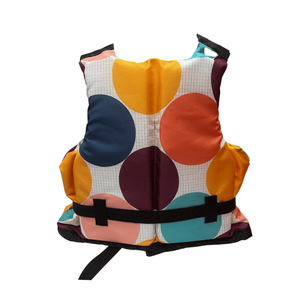 Colete Canoa Bolas estampado, vista traseira