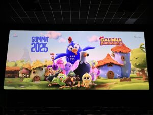 Painel do Summit Galinha Pintadinha 2025