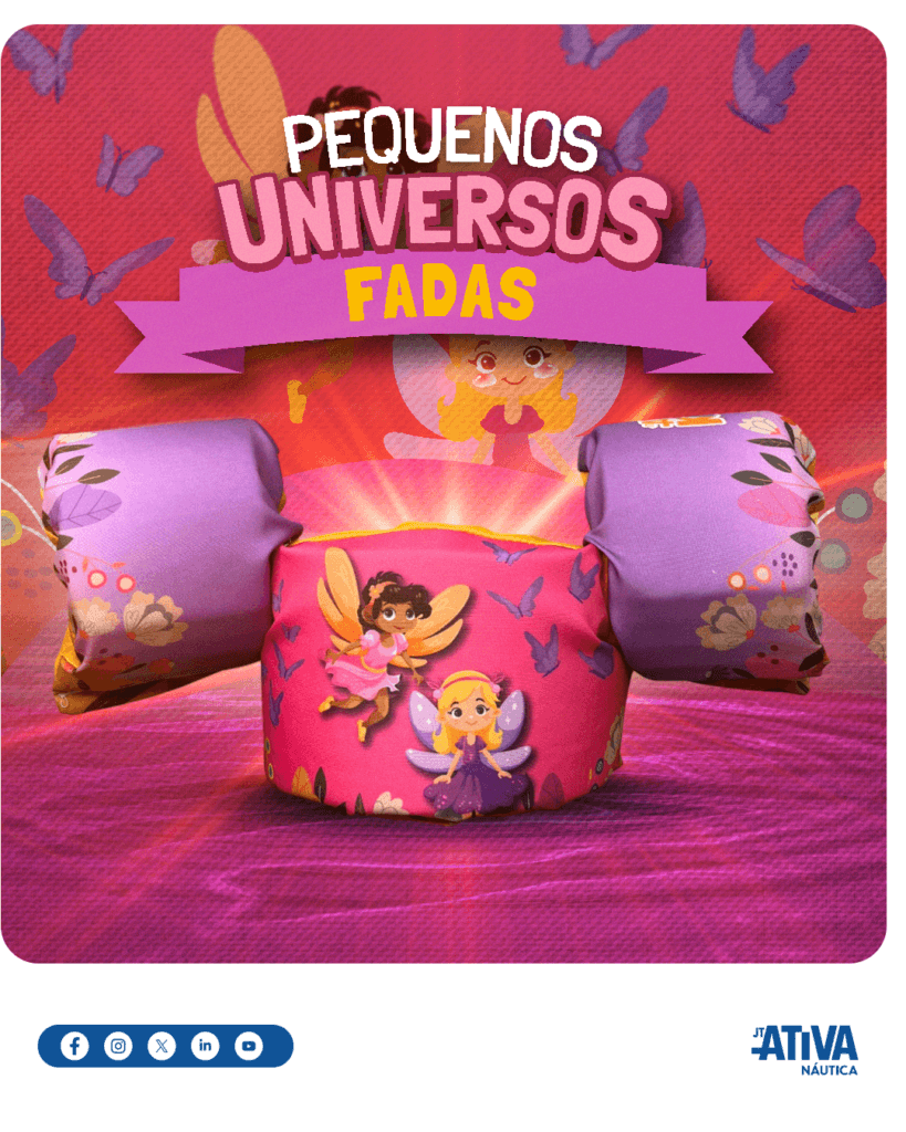 Arte do colete infantil Pequenos Universos Fadas