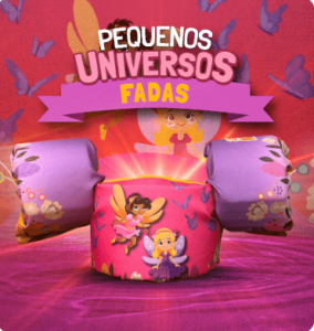 Arte do colete infantil Pequenos Universos Fadas