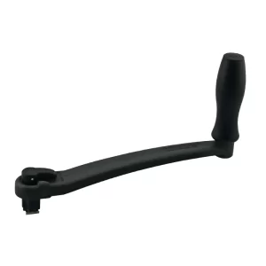 Manicaca Guincho Lofrans', Alumínio Anodizado, com trava, 25cm, Preta