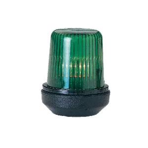 CLASSIC 12 Luz circular, verde 360°, com caixa preta