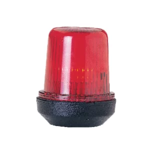 CLASSIC 12 Luz circular, vermelha 360°, com caixa preta