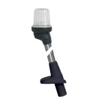 Poste de luz, Plug in 54cm, com caixa preta