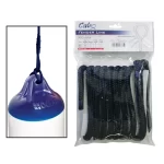 Cabo Corda de Defensa Trançado Duplo c/ laço Diâm. 8mm C 2m Poliéster Azul Marinho