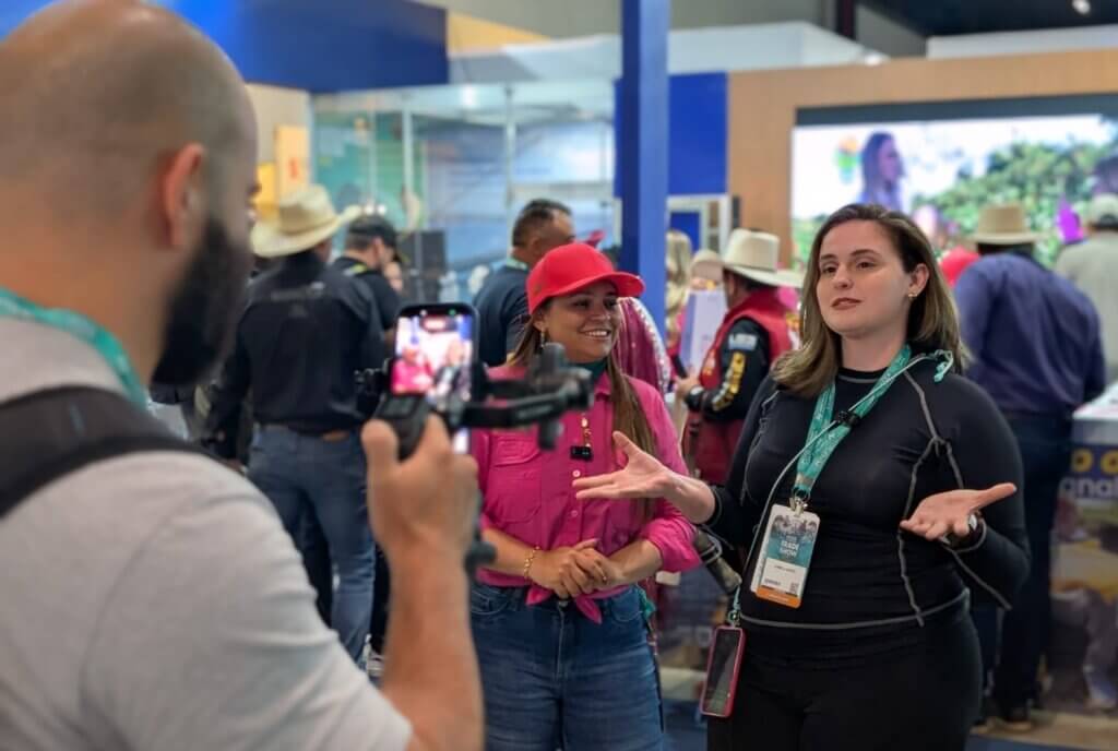 Registro de participante durante a Pesca Trade Show 2026