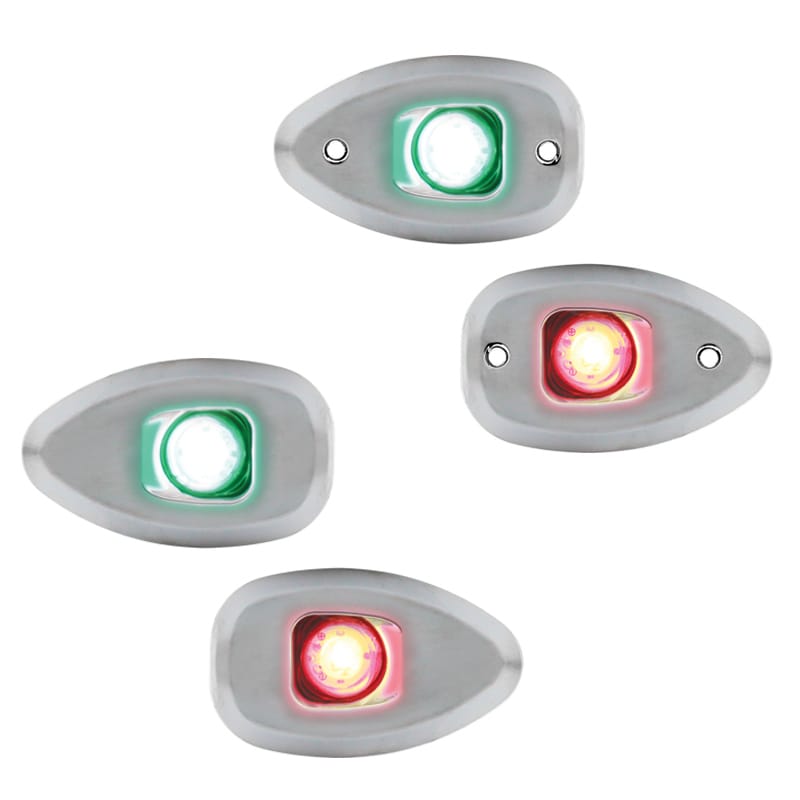 Kit de luzes de navegação MICRO LED LALIZAS para boreste e bombordo 112,5°
