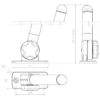5 Luz de Navegação MICRO LED de Mastro 360° – Luz Branca de Popa Luz de navegação MICRO LED de mastro LALIZAS branca 360° para embarcações