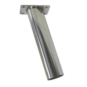 Suporte para vara de pesca tipo convés em aço inox 316