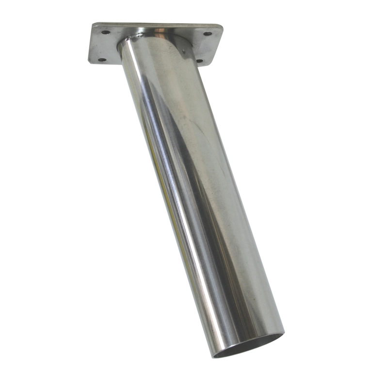 Suporte para vara de pesca tipo convés em aço inox 316