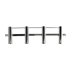 Suporte para 4 varas de pesca em aço inox 316 embutido